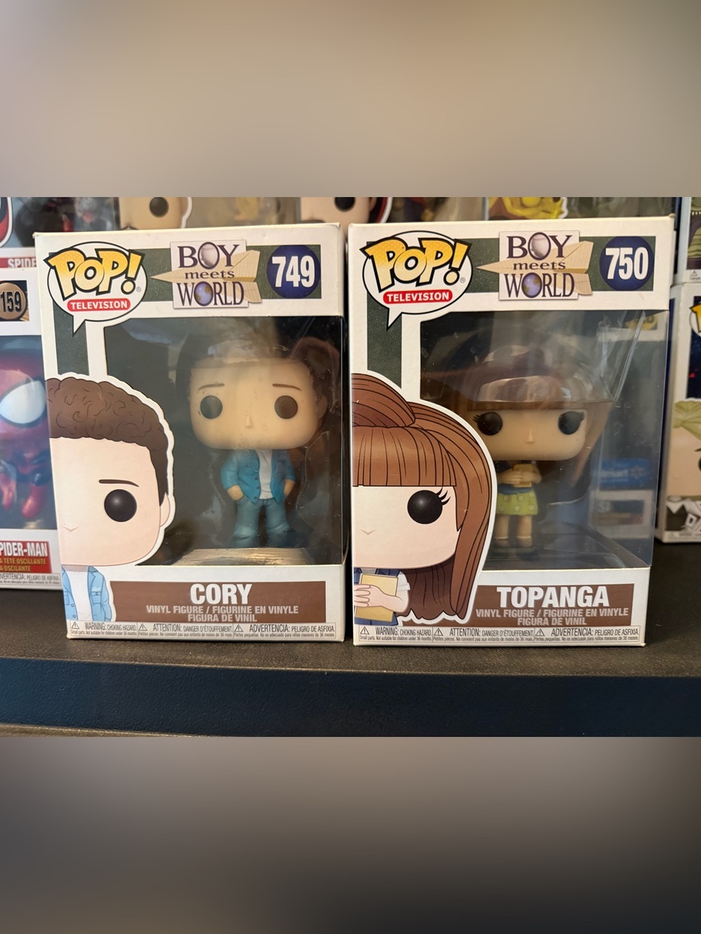 Pop Vinyl Figures Boy Meets World Cory and Topanga Vaulted